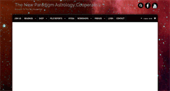 Desktop Screenshot of newparadigmastrology.com